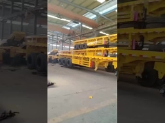 Çerezli çok fonksiyonel düz yataklı yarı römork