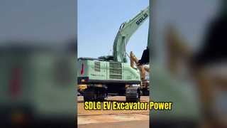 SDLG EV elektrikli ekskavatör