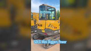 SDLG mini küçük kazıcılar